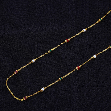 Ladies Colour Stone Delicate Fancy ChainMala-AC105