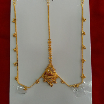 22k gold marriage hair chain by 