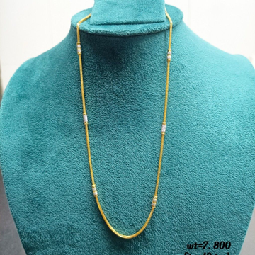 916 Gold Fancy Chain by Suvidhi Ornaments