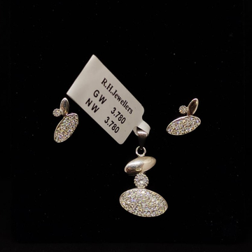 92.5 silver fancy ladies pendants set RH-PS836