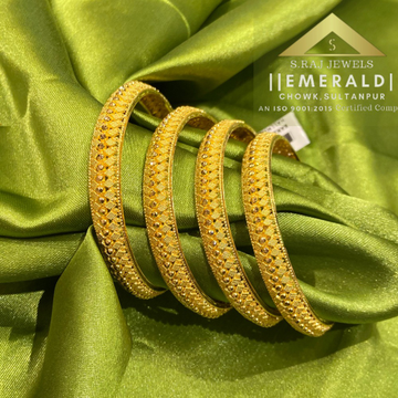 22K GOLD BANGLE  (Also Available In 18K Gold)