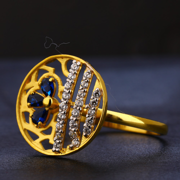 22kt Gold  Color Gemstone Women's Ring LR426