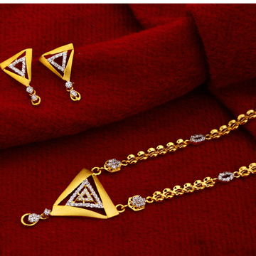 22CT Gold Stylish Hallmark Chain Necklace CN121
