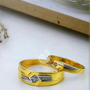 22 Ct Cz Fancy Couple Ring