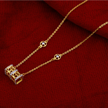 22kt Gold Hallmark  Chain Necklace CN107