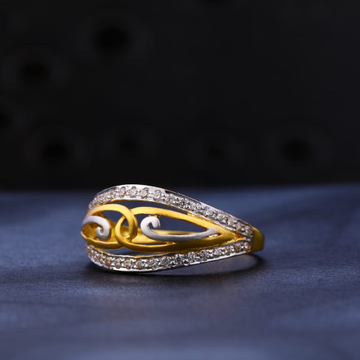 916 Gold CZ Ladies Delicate Ring LR1264