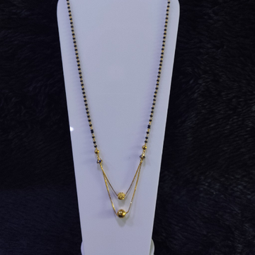 22KT/916 Yellow Gold Krithika Mangalsutra For Wome...