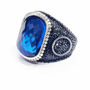925 Sterling Silver Gent's Ring by Veer Jewels