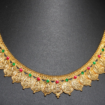 Gold Unique Necklace 96R39