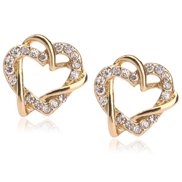 22 Kt 916 Gold Cz Diamond Earring by 