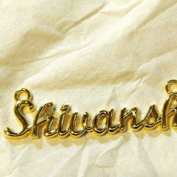 Shivani name deals pendant