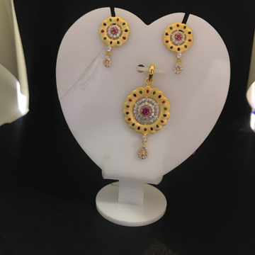 Ladies Pendant Set 916 Cz by 