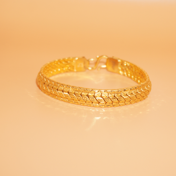 22k Gold Plain Design Bracelet