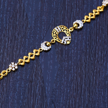 916 Gold Fancy Women's Bracelet LB234