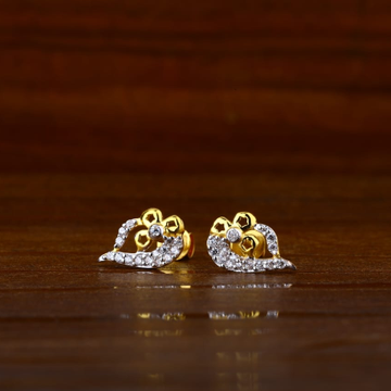 22KT Gold CZ Stylish Ladies Tops Earrings LTE234