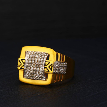 916 Gold Handmade Ring by R.B. Ornament