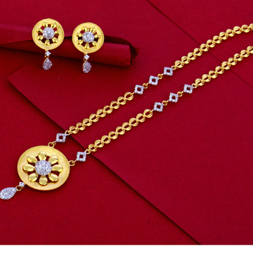 916 Gold Women's Fancy Necklace Set  LN130