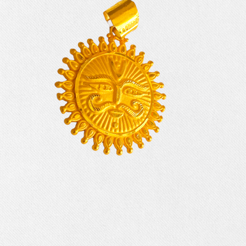 Gold Sun Pendant by 
