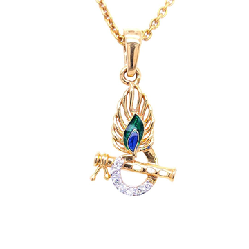 Shri Krishna Diamond Pendant