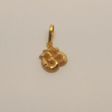 22k gold ohm pendant by 