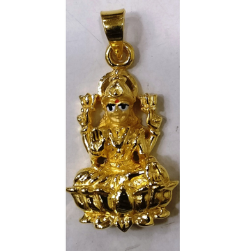 22kt gold plain casting goddess laxmi pendant by 