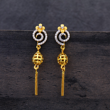 916 Gold Women's Designer Jhummar Earring LJE169