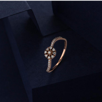 18k Rose gold Diamond Ring by 