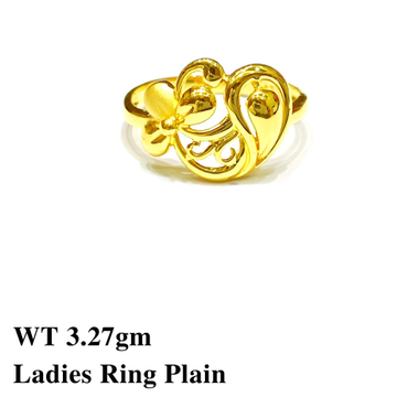 22k Gold Ladies Ring Plain by 
