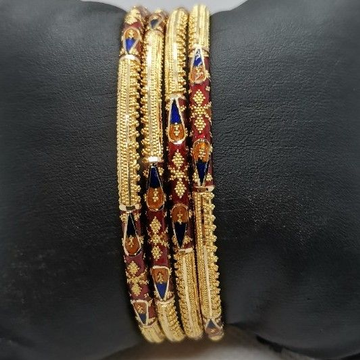 22k meena bangle by 