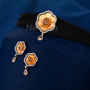 750 Rose Gold Hallmark Ladies Gorgeous Necklace se...