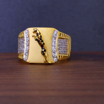 22K Gold Jaguar Design Ring by R.B. Ornament