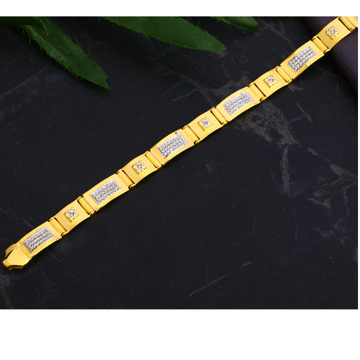 22KT Gold Men's Classic Casting Bracelet MCB93