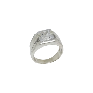 One Diamond Ring For Gents In 925 Sterling Silver...