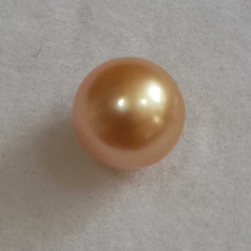 3.57ct round golden pearl-moti by 