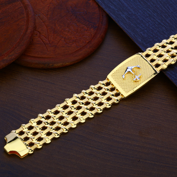 Mens Gold Bracelet-MPB93