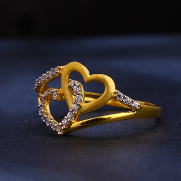 916 Gold  CZ  Delicate Women's  Ring LR381