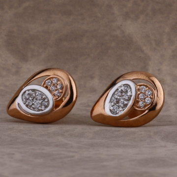 18CT Rose Gold Delicate Ladies Earring RE216