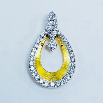 22 KT CZ GOLD EARRING by 