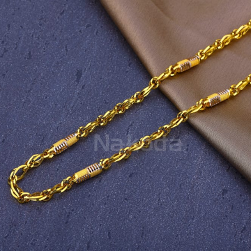 916 Mens Gold CZ Designer Chain MCH858