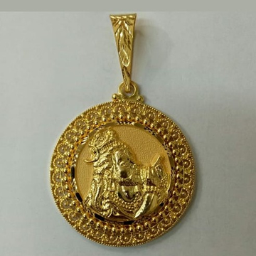 916 Gold Gent's Shankar Bhagavan Pendant