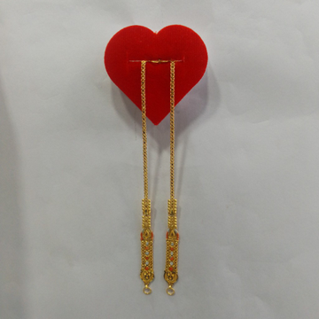 22k fancy ear chain kanser by 