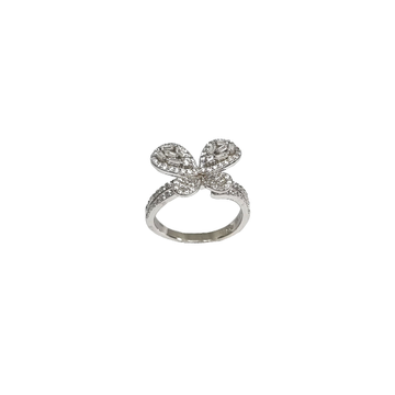 Butterfly Diamond Ring In 925 Sterling Silver MGA...