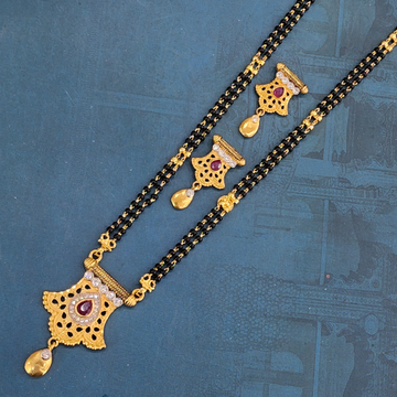 1.gram gold forming fashion jewellery mangalsutra by 