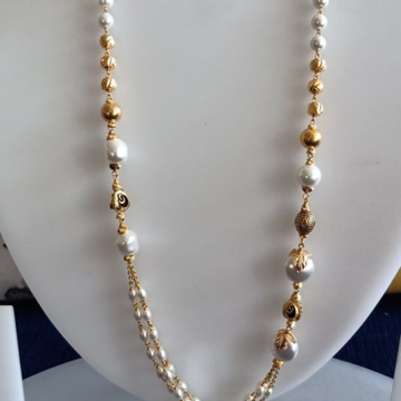 22 KT Gold Modern Ethnic Antique Mala CJAM02 by Celebrity Jewels