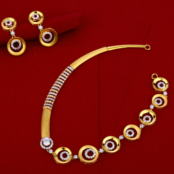 22CT Gold Hallmark Designer Necklace Set LN246