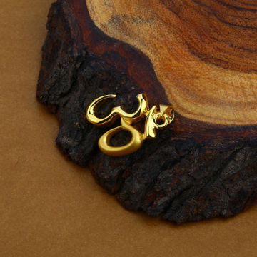 Om God 18K Hollow Gold Pendant-HLP12