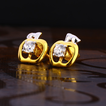 22KT Gold ladies  Solitaire Earring LSE216