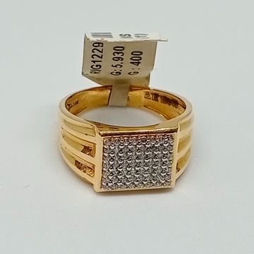 916 Gold Fancy Ring For Men JH-R01 by 