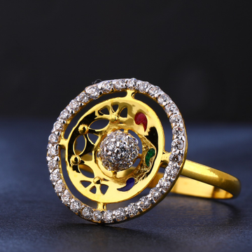 22kt gold hallmark  delicate women's  ring lr787