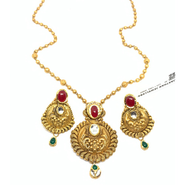Designer Gold Necklace by Rajasthan Jewellers Private Limited